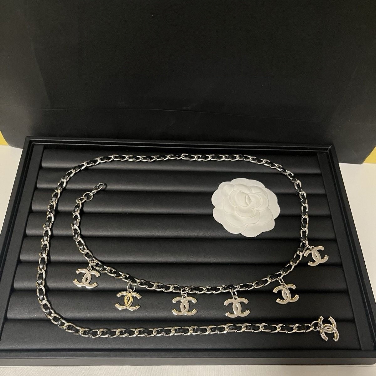 Multi-Charm Chain Waist Belt |Gold Silver & Black