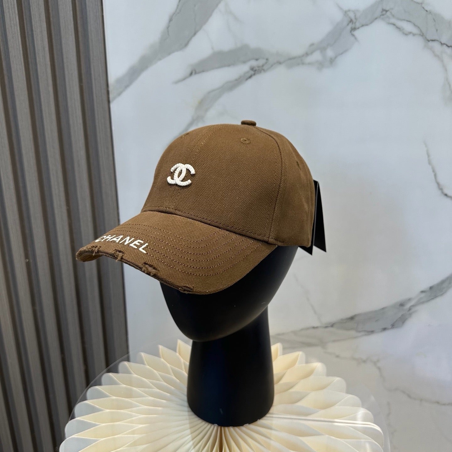 Washed Cotton Embroidered Letter Baseball Cap Women Hat