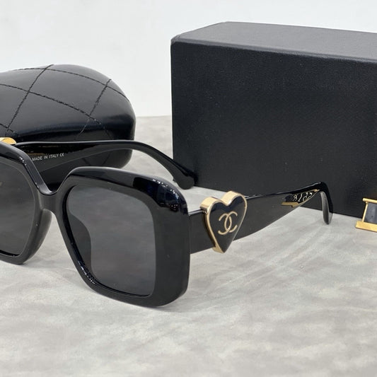 Women Vintage Fashion Narrow Square Frame UV Protection Sunglasses
