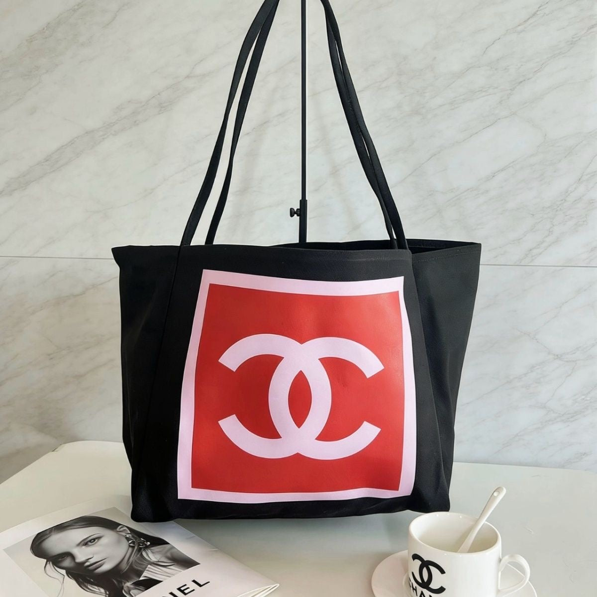 Oversized Large Capacity Canvas Tote Bag Shoulder Bag
