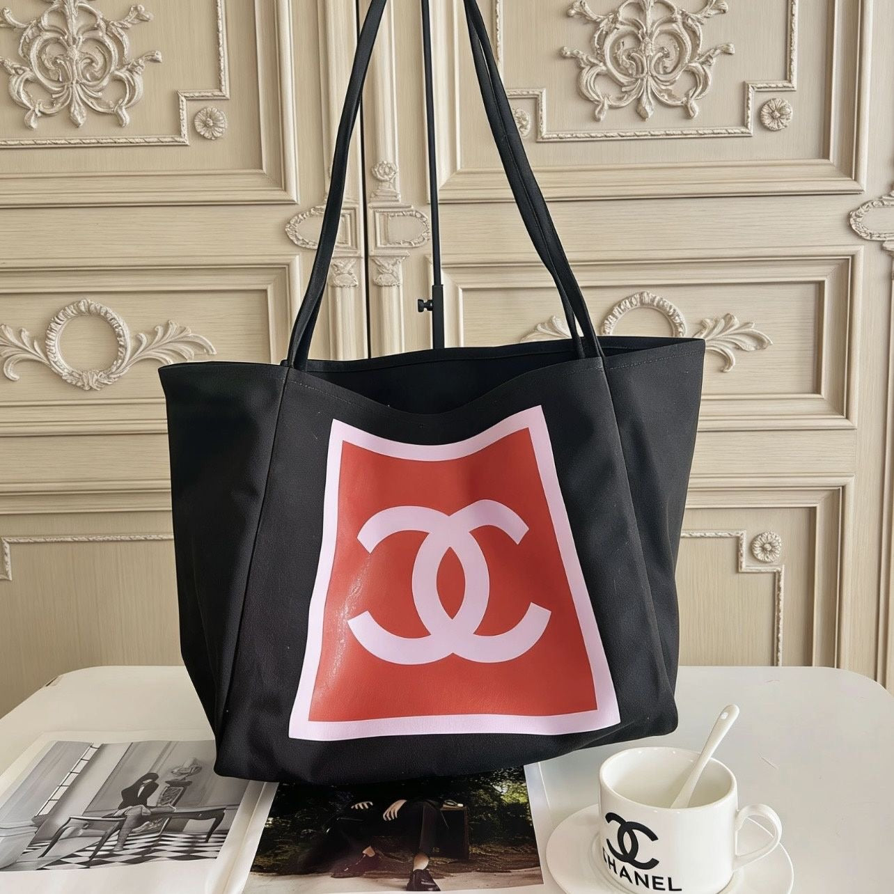 Oversized Large Capacity Canvas Tote Bag Shoulder Bag
